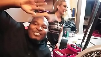 Chatting on facebook live while model gets ready for photoshoot (bentbox.co/kingsplayhouse)