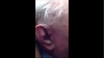 GRANDPA HAS A HUGE PIMPLE ZIT ON THE EAR