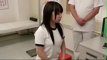 Japanese bloomer schoolgirl fake bodycheck 3