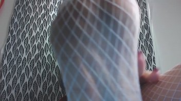 Feet of Kinky Nurse Calms your Anxiety with Foot Worship & Fishnets Fetish