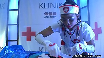 Ebony nurse mimi in gangbang actions with big dicks