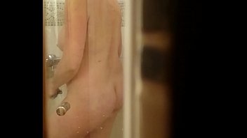 Spying my wife in the shower homemade